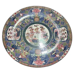 Đĩa Sứ Tominaga Toen Japan 32cm – Imari Xuất Khẩu – Hàng Sưu Tầm Cao Cấp