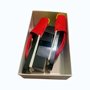 Guốc Gỗ Nhật Bản Geta Kyoto – Đế Sơn Đen • Quai Đỏ Hoa Cổ • Full Box – Hàng Sưu Tầm